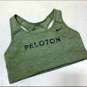 Peloton Nike Swoosh Sports Bra Green BRAND NEW!